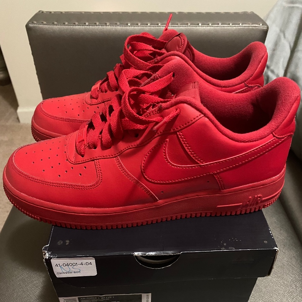Red Air Force Ones